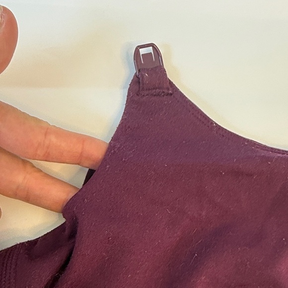 Girlfriend Collective Sports Bra Nursing Purple size Medium - Picture 10 of 13